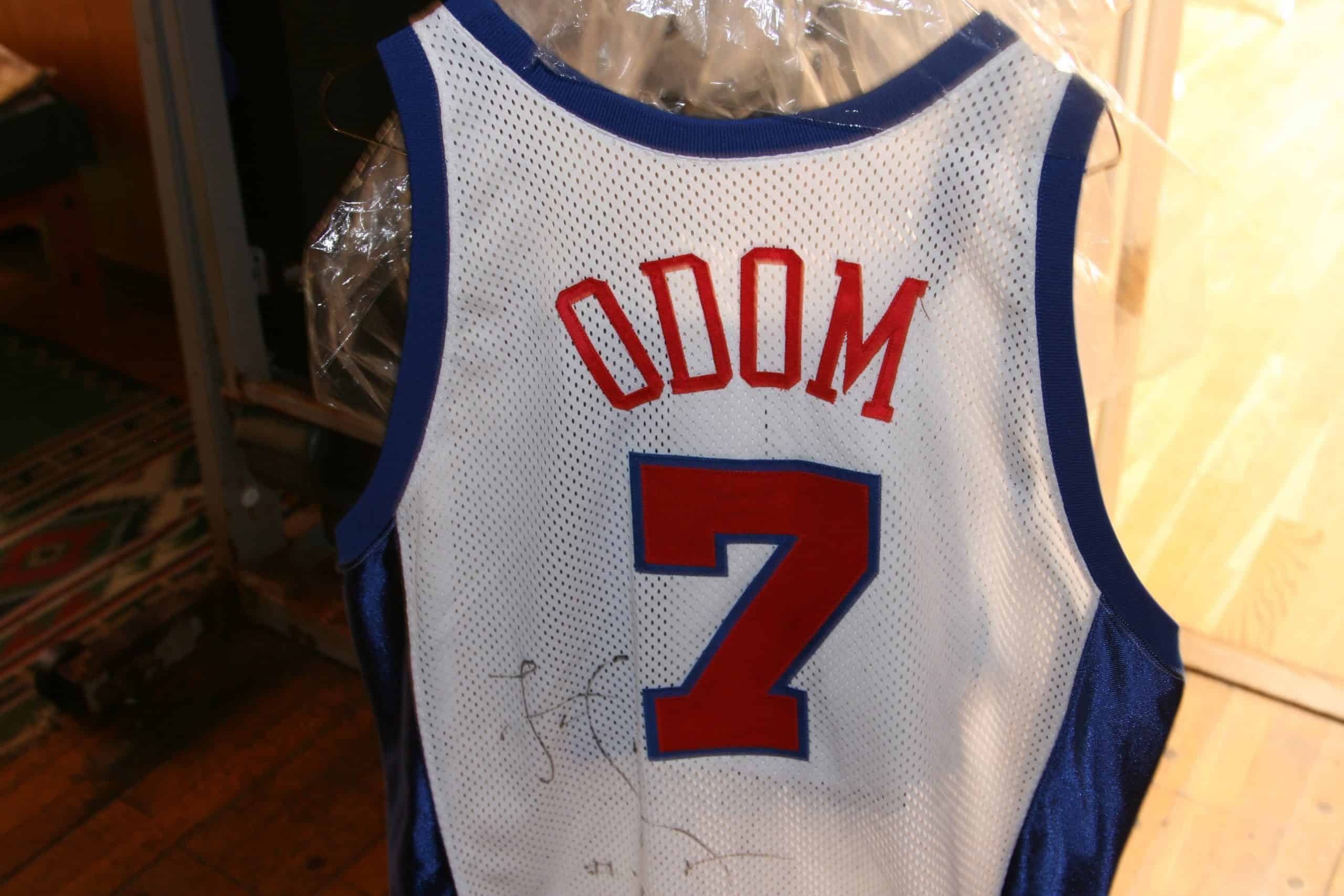 LAMAR ODOM GAME WORN NBA JERSEY - Ace Rare Collectibles