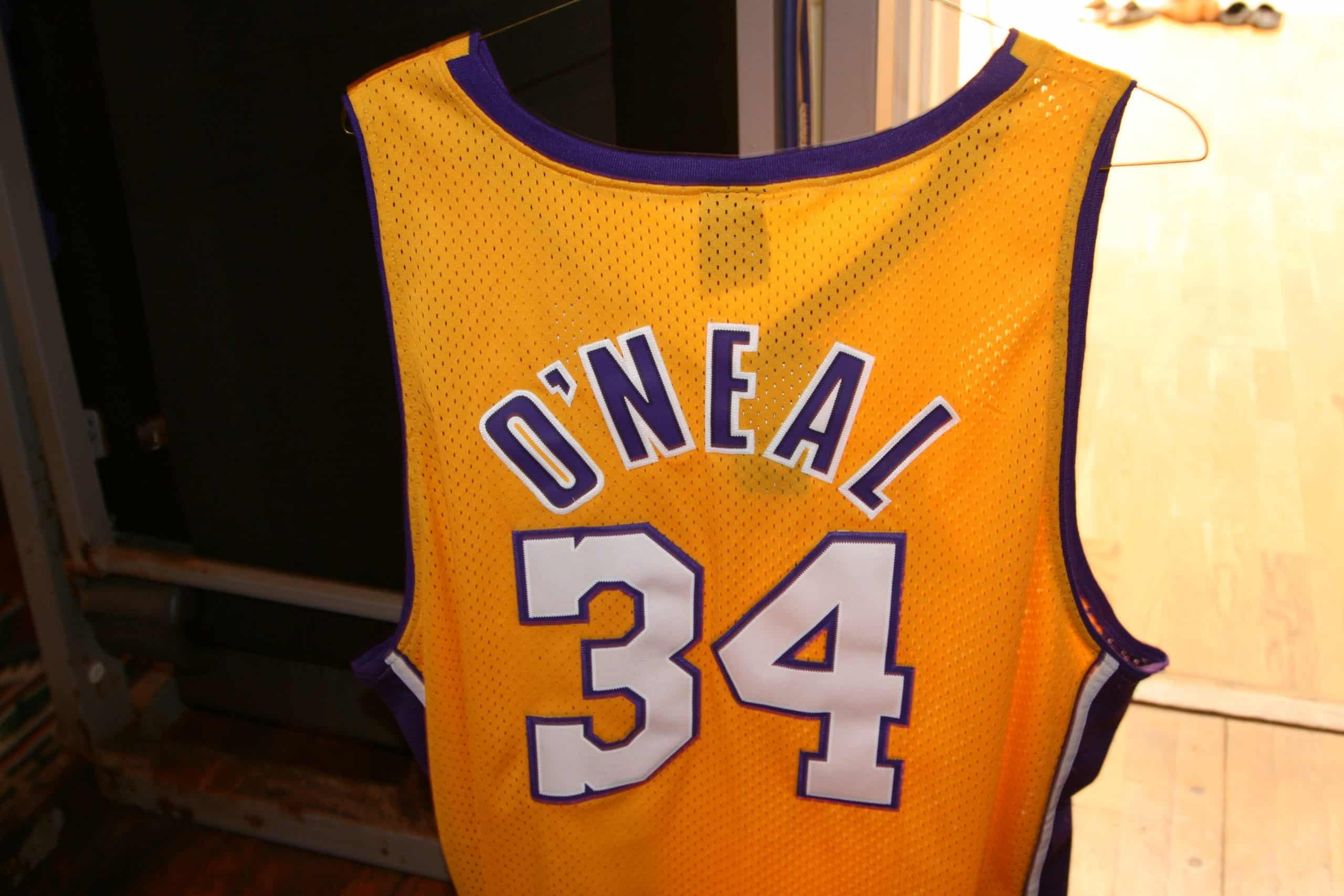 authentic shaq lakers jersey