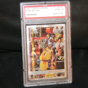 KOBE BRYANT TOPPS CHROME ROOKIE PSA 9