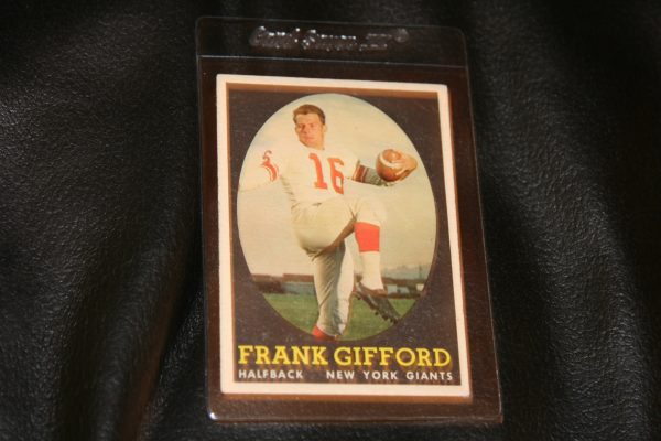 FRANK GIFFORD TOPPS ROOKIE CARD