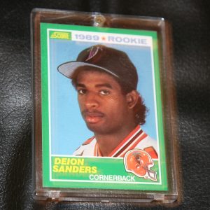 DEION SANDERS SCORE ROOKIE CARD