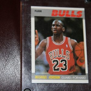 MICHAEL JORDAN FLEER CARD