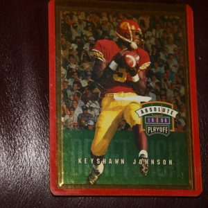 KEYSHAWN JOHNSON UPPER DECK ROOKIE CARD