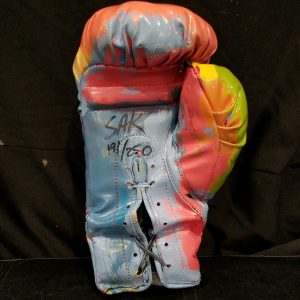 MUHAMMED ALI HAND PAINTED STEVE KAUFMAN GLOVE