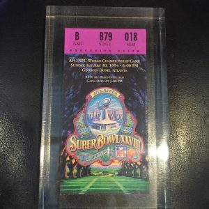 1994 SUPER BOWL XXVIII TICKET.