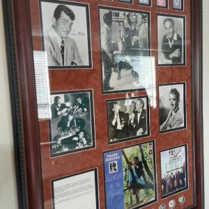 RAT PACK AUTOGRAPHED CUSTOM PIECE.