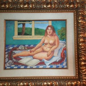 GUTIERREZ ORIGINAL OIL 1600'S BEAUTIFUL LADY