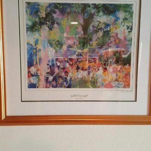 LEROY NEIMAN TAVERN ON THE GREEN AUTOGRAPHED LITHOGRAPH