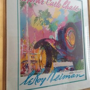 LEROY NEIMAN "MONTE CARLO CHASE" FRAMED