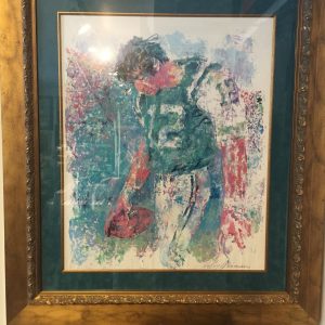 LEROY NEIMAN ORIGINAL JOE NAMATH SIGNED LITHOGRAPH
