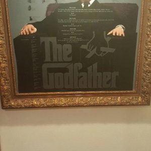 STEVE KAUFMAN " THE GODFATHER" ORIGINAL OIL LITHOGRAPH