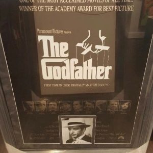 "THE GODFATHER" CUSTOM MOVIE POSTER PIECE