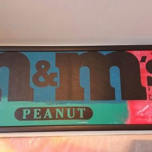 STEVE KAUFMAN " M&M" ORIGINAL OIL LITHOGRAPH