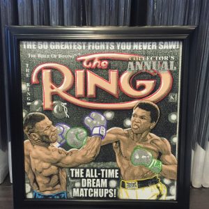 STEVE KAUFMAN " DREAM MATCHUPS" ORIGINAL OIL LITHOGRAPH