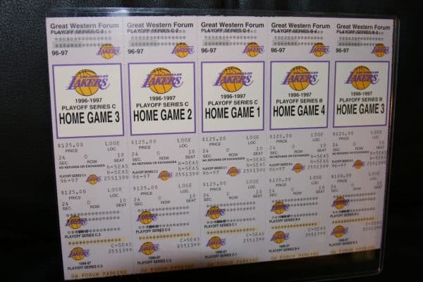 L.A.LAKERS PLAYOFF TICKETS