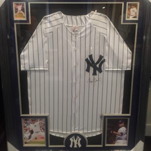 ROGER CLEMENS AUTHENTIC AUTOGRAPHED MLB JERSEY FRAMED PIECE
