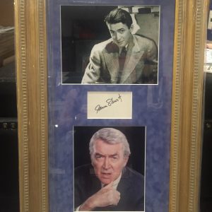 JAMES STEWART AUTOGRAPHED CUSTOM PIECE