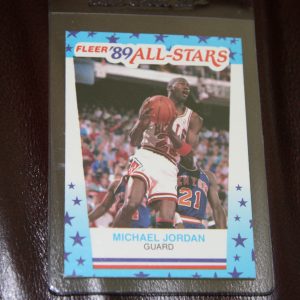 MICHAEL JORDAN FLEER 1989 ALL STARS