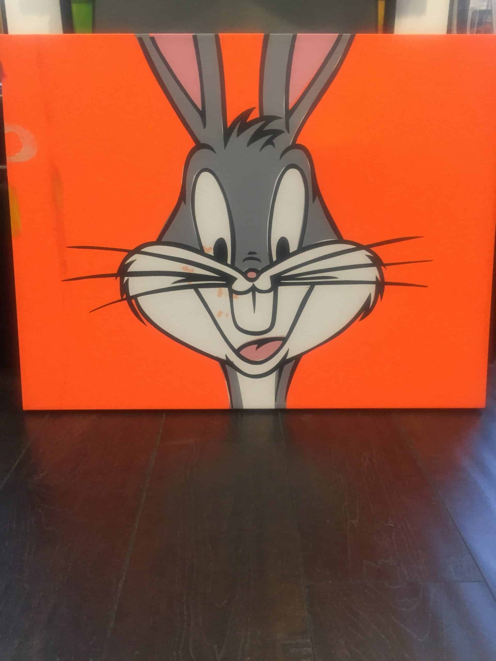STEVE KAUFMAN "BUGS BUNNY" ORIGINAL OIL LITHOGRAPH