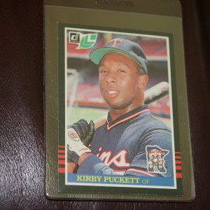 KIRBY PUCKETT DONRUSS LEAF ROOKIE