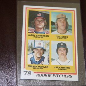 JACK MORRIS TOPPS ROOKIES CARD