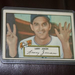 LARRY JANSON 1952 TOPPS CARD