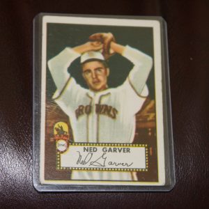 NED GARVER 1952 TOPPS