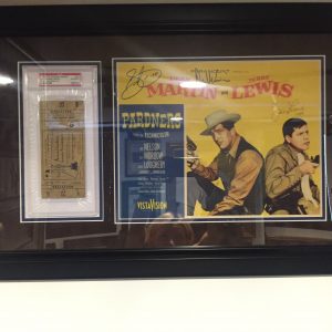 DEAN MARTIN AND JERRY LEWIS 1959 OSCAR AUTHENTIC PSA TICKET