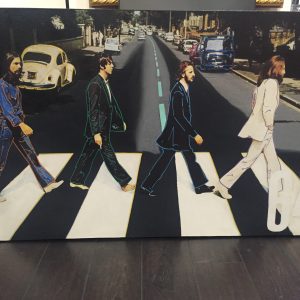 STEVE KAUFMAN  "BEATTLES" ALBUM COVER  LITHOGRAPH