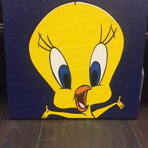 STEVE KAUFMAN  "TWEETY BIRD" ORIGINAL OIL LITHOGRAPH