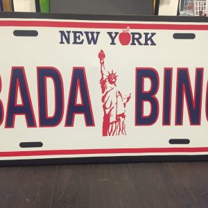 STEVE KAUFMAN  "NEW YORK" ORIGINAL OIL LITHOGRAPH