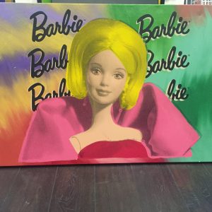 STEVE KAUFMAN  "BARBIE AP" ORIGINAL OIL LITHOGRAPH