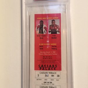 HOLYFIELD AND DOKES PSA FULL TICKET