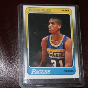 REGGIE MILLER FLEER ROOKIE CARD
