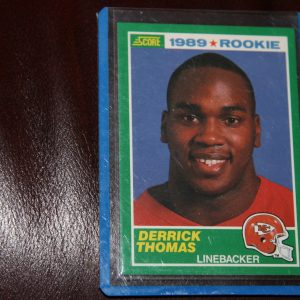 DERRICK THOMAS SCORE ROOKIE CARD