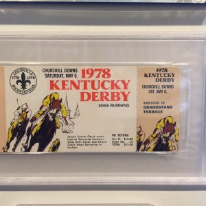 KENTUCKY DERBY PSA AUTHENTIC TICKET