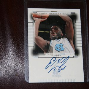 ED COTA Autographed FIRST IMPRESSIONS ROOKIE
