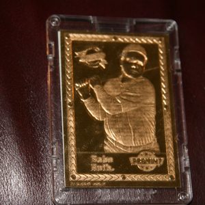 BABE RUTH PROMINT GOLD CARD