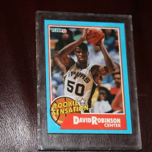 DAVID ROBINSON FLEER ROOKIE CARD