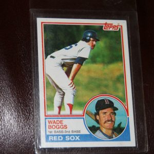 WADE BOGGS TOPPS ROOKIE CARD