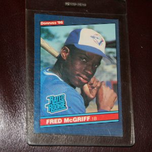 FRED McGRIFF RATED ROOKIE CARD