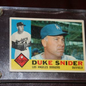 DUKE SNIDER TOPPS CARD