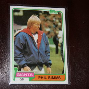 PHIL SIMMS TOPPS ROOKIE GEM MINT