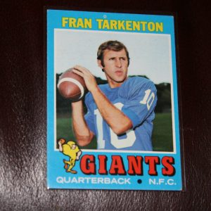 FRAN TARKENTON TOPPS ROOKIE CARD