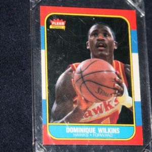 DOMINIQUE WILKINS FLEER ROOKIE CARD