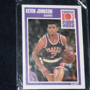 KEVIN JOHNSON FLEER ROOKIE CARD
