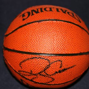 RALPH SAMPSON Autographed Mini NBA Ball