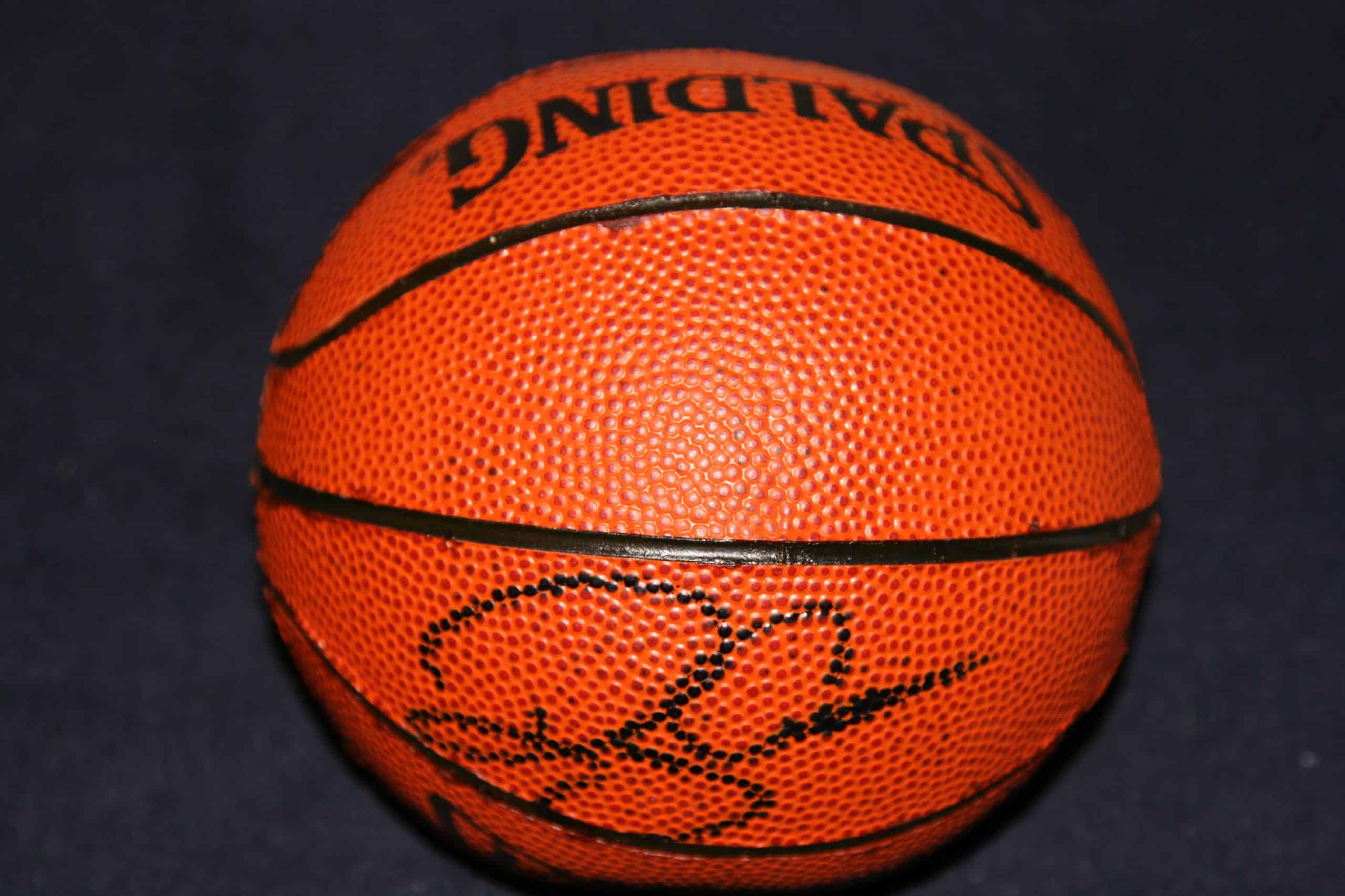 RALPH SAMPSON Autographed Mini NBA Ball