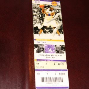 LAKERS 2004 FULL TICKET