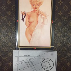 PLAYBOY MANSION INVITATION WITH DIRECTIONS